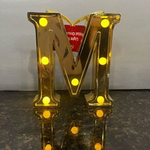 Various Light Up Ornament Letters